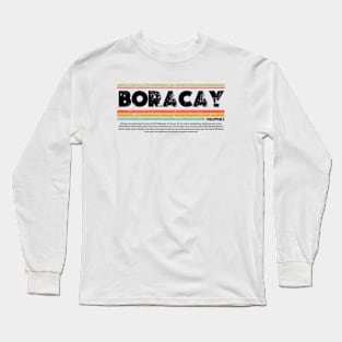 Boracay  Philippines island  gift Long Sleeve T-Shirt